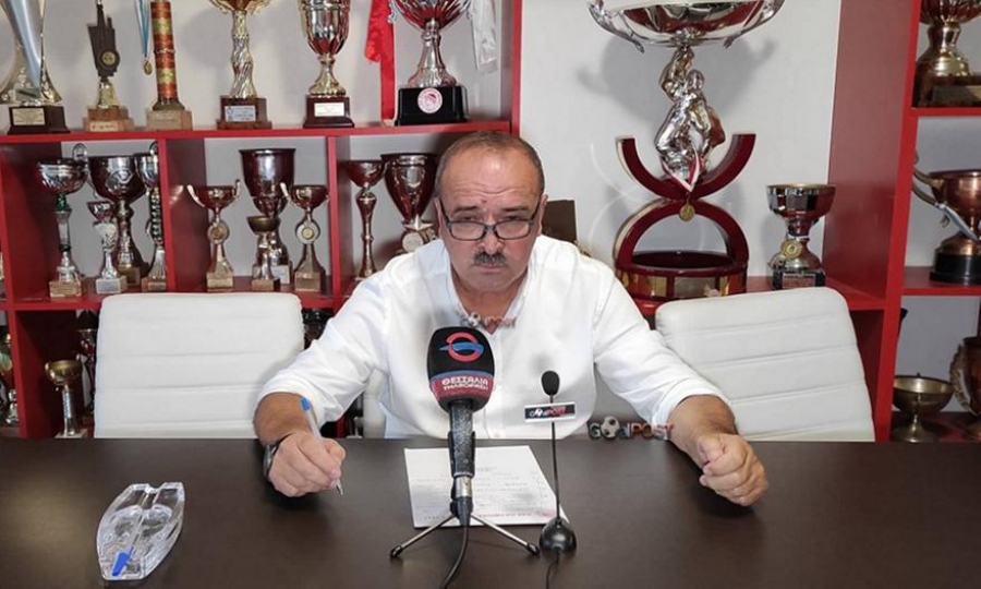 Παραιτήθηκε από πρόεδρος του Ολυμπιακού Βόλου ο Μαυρονάσιος