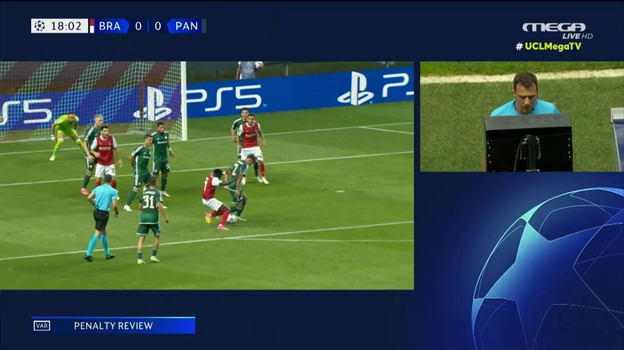 Μπράγκα - Παναθηναϊκός 0-0: Κινδύνευσαν με πέναλτι οι «πράσινοι» - Τους... έσωσε το VAR! (video)