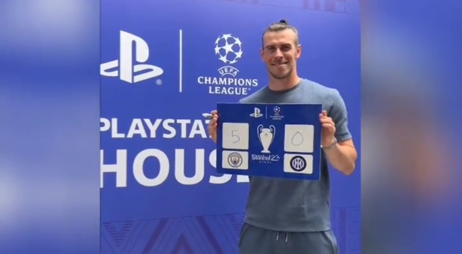 Ο Μπέιλ... καταδίκασε την Ίντερ: «Ο τελικός θα λήξει 5-0 υπέρ της Σίτι!» (video)