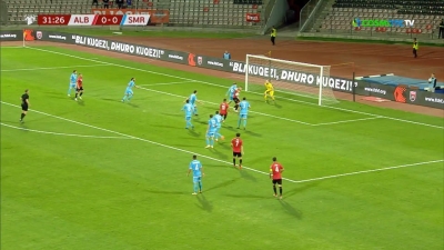 Αλβανία - Σαν Μαρίνο 1-0: Ο Μανάι βάζει μπροστά στο σκορ τους γηπεδούχους (video)
