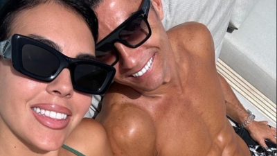 Στιγμές χαλάρωσης για τον Κριστιάνο Ρονάλντο και τη Χεορχίνα