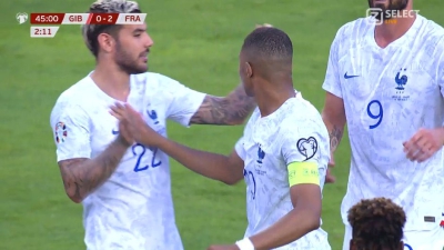 Γιβραλτάρ – Γαλλία 0-2: Ο Εμπαπέ «κλειδώνει» με πέναλτι την νίκη των «μπλε» από το ημίχρονο (video)