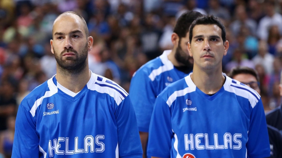 Ο Βασίλης Σπανούλης και ο Νίκος Ζήσης στο Προεδρικό Μέγαρο για τη γιορτή της Δημοκρατίας!