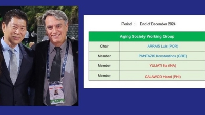 Με πρόταση του Προέδρου της FIG, ο δρ. Κώστας Πανταζής στην επιτροπή Aging Society Working Group