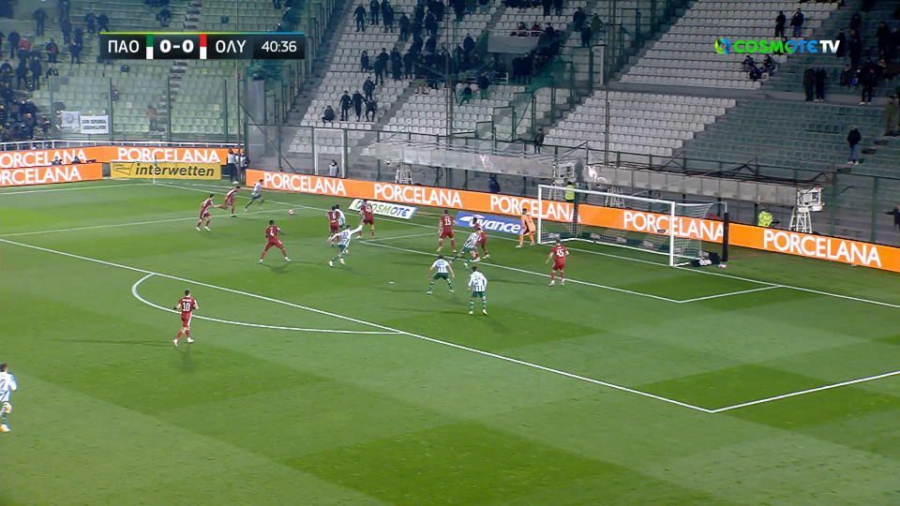 Παναθηναϊκός – Ολυμπιακός 0-0: Υπέροχη κίνηση Χουάνκαρ, «κακή» η κεφαλιά του Μακέντα! (video)