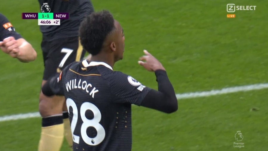 Γουέστ Χαμ – Νιούκαστλ 1-1: Ο Γουίλοκ «έστειλε» τις δύο ομάδες ισόπαλες στα αποδυτήρια! (video)