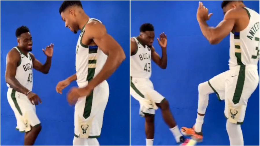 Αντετοκούνμπο: Χορευτικό σόου από Γιάννη και Θανάση στη Media Day των Μπακς! (video)