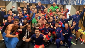 «Πάρτι» στα αποδυτήρια της Ατλέτικο μετά την πρόκριση στους «16»!