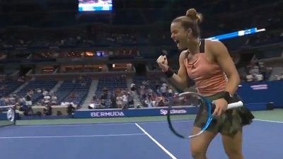 US Open: Η «έκρηξη» της Μαρίας Σάκκαρη όταν έκανε το 1-1 σετ! (video)