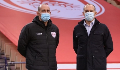 Παρουσία Αγγελόπουλων η προπόνηση του Ολυμπιακού πριν το ντέρμπι