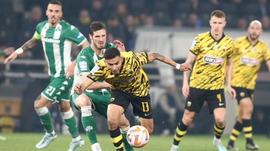 Super League: Παίρνει το αθηναϊκό ντέρμπι η ΑΕΚ στο 1.90 της Novibet