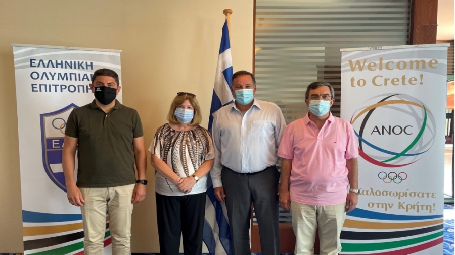 Στην Κρήτη και όχι στην Αθήνα η Γενική Συνέλευση της Ένωσης Εθνικών Ολυμπιακών Επιτροπών