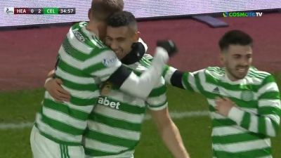 Χαρτς - Σέλτικ: Γκολάρα με τακουνάκι ο Γιακουμάκης! (video)