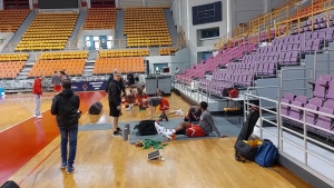 Final Four Κυπέλλου: Η προπόνηση του Ολυμπιακού στο Ηράκλειο! (video)