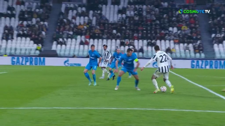 Γιουβέντους – Ζενίτ 3-1: «Μαγικό» σόλο Κιέζα, δίνει προβάδισμα ασφαλείας στους Ιταλούς! (video)