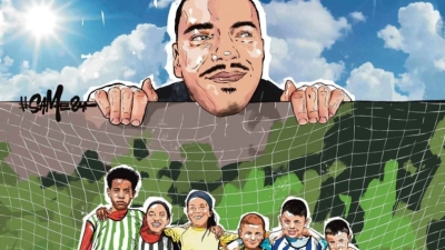 Εντυπωσιακό γκράφιτι για τον Άλκη με ηχηρό μήνυμα σε σχολείο στην Καλαμαριά!