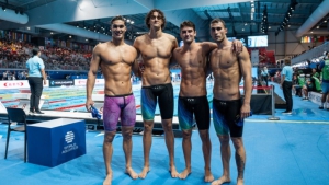 Πανελλήνιο ρεκόρ για την Ελλάδα στα 4x200μ. στο Ευρωπαϊκό Πρωτάθλημα Κολύμβησης!