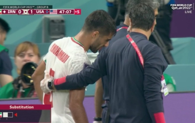 Ιράν - ΗΠΑ 0-1: Τραυματίστηκε και βγήκε αλλαγή ο Μοχαμάντι πριν το ημίχρονο! (video)