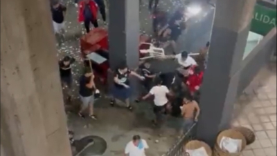 Οι οπαδοί των Ολίμπια και Φλαμένγκο «μπλέχτηκαν» σε σοβαρά επεισόδια (video)