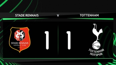 Ρεν – Τότεναμ 1-1: Έφεραν το ματς στα ίσια οι Γάλλοι! (video)