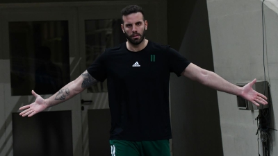 Παναθηναϊκός: Εκτός προπόνησης ο Παππάς, με τράβηγμα στον δικέφαλο