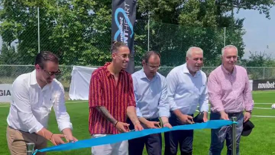 Στα εγκαίνια του γηπέδου «Κώστας Τσιμίκας» στις Σέρρες ο Greek Scouser! (pic)