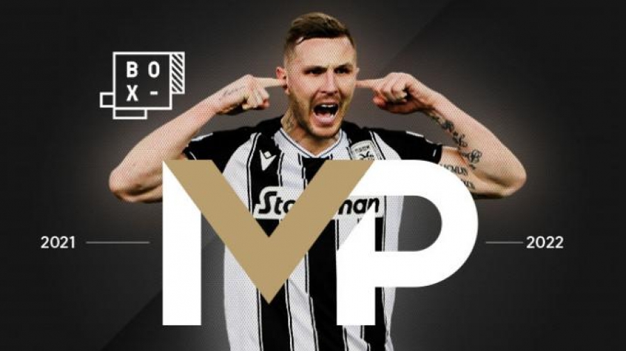 ΠΑΟΚ: MVP της σεζόν 2021-22 ο Γιάσμιν Κούρτιτς