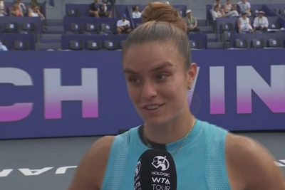 Σάκκαρη: «Ευχαριστώ όσους ήρθαν εδώ και με τέτοια ζέστη»