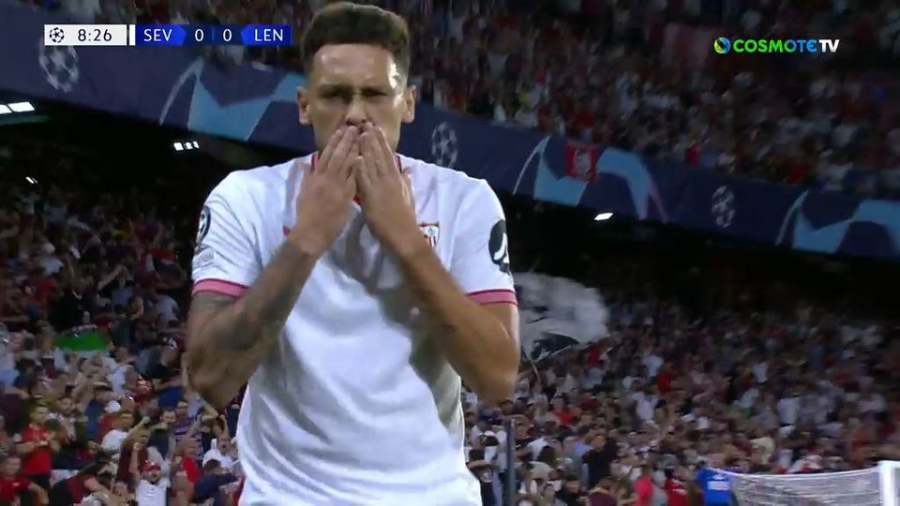 Σεβίλλη – Λανς 1-0: Προβάδισμα για τους Ανδαλουσιανούς με απίθανη κεφαλιά του Οκάμπος! (video)