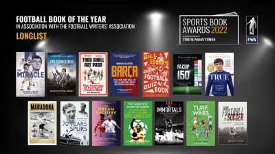 Ο Βασίλης Σαμπράκος με το «The miracle» υποψήφιος στα βραβεία «Football Book of the year» των Sunday Times!