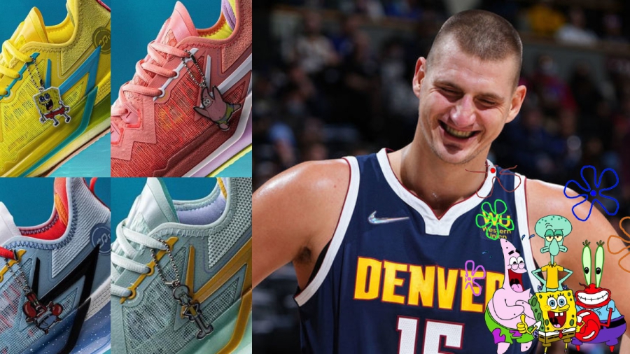 Πόσο πιο «Γιόκιτς» το θες; Ο MVP έβγαλε παπούτσια με τον Μπομπ Σφουγγαράκη!