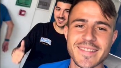 Ο Λημνιός στην προπόνηση της Εθνικής Ελλάδας και η... αποθέωση από τον Πέλκα (video)