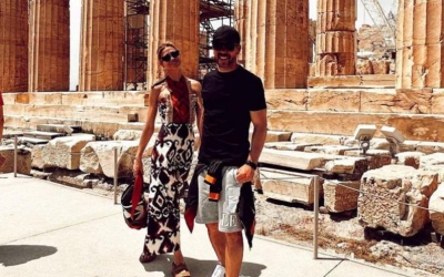 Στιγμές ανεμελιάς απολαμβάνει στην Αθήνα με τη σύζυγό του ο Ντιέγκο Σιμεόνε!