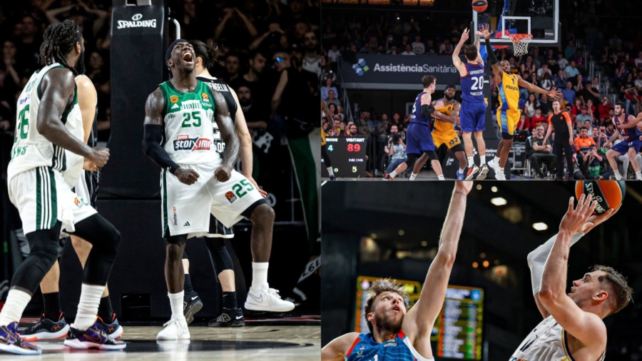 Μπαρτσελόνα, Παναθηναϊκός και Ρεάλ Μαδρίτης: Οι κορυφαίες ομάδες της EuroLeague, όταν η μπάλα «καίει»! (video)