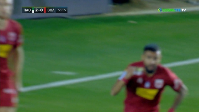 Παναθηναϊκός - Βόλος 2-1: Φανταστική ασίστ με τακουνάκι του Φαν Βέερτ και ο Φερνάντες μειώνει το σκορ (video)