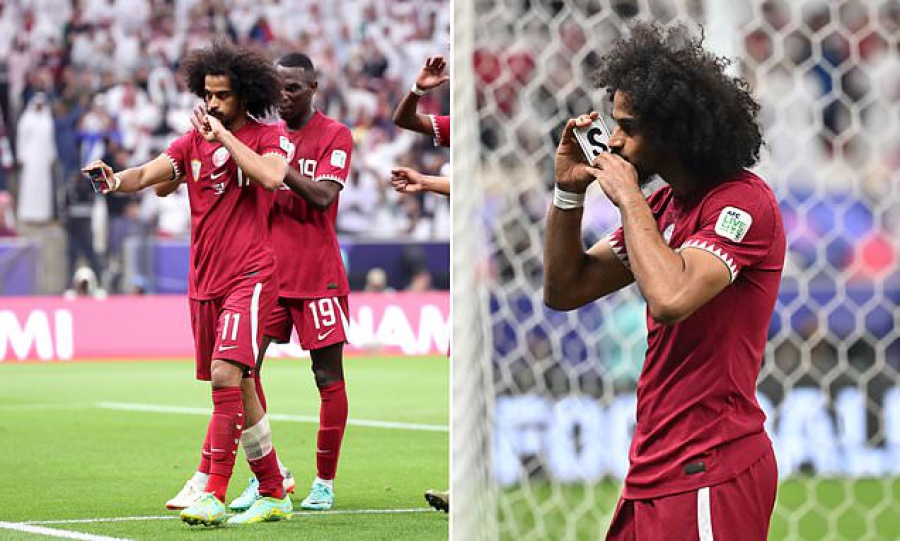 Ακράμ Αφίφ ο... ταχυδακτυλουργός: Χάρισε στο Κατάρ το τρόπαιο και έκανε «μαγικά» με τραπουλόχαρτο! (video)