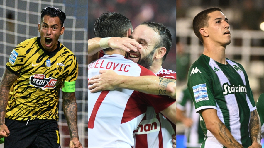 Super League: Ολυμπιακός, Παναθηναϊκός και ΑΕΚ προσθέτουν χαρακτηριστικά και χτίζουν... χαρακτήρα!