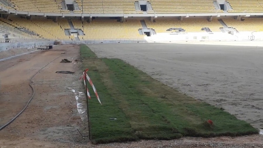 ΑΕΚ: Στρώνεται ο χλοοτάπητας στην OPAP Arena!