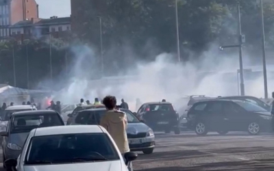 «Χαμός» και 36 συλλήψεις πριν την έναρξη του Βερόνα – Νάπολι! (video)