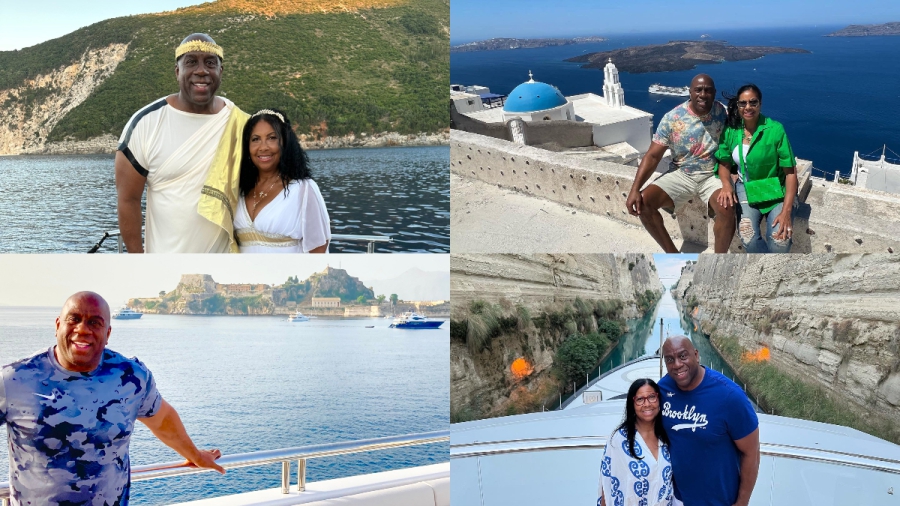 Ο Έλληνας… θεός Μάτζικ Τζόνσον που δεν χάνει ευκαιρία να διαφημίζει την Ελλάδα