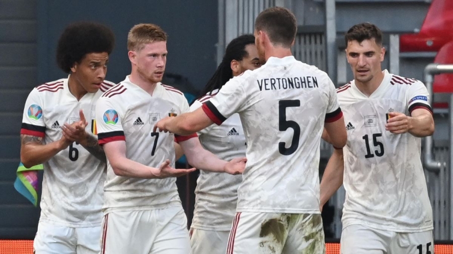 Το Βέλγιο πανηγυρίζει την πρώτη ανατροπή στο EURO 2020 προς ανακούφιση της... Αγγλίας