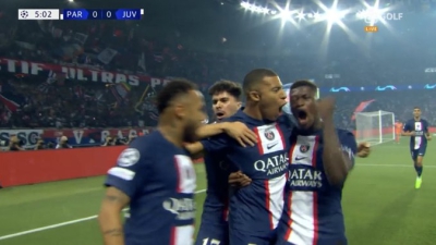 Παρί Σεν Ζερμέν - Γιουβέντους 1-0: Απίστευτη ασίστ Νεϊμάρ, γκολ ο Εμπαπέ με το... καλημέρα! (video)