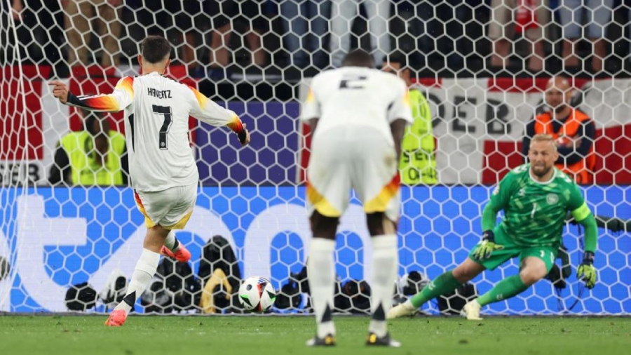 Ο Χάβερτς δίνει προβάδισμα οκτάδας από την «άσπρη βούλα» στο 53’! (video)