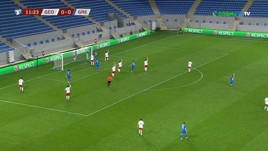 Γεωργία – Ελλάδα 0-0: Το ακυρωθέν γκολ του Παυλίδη (video)
