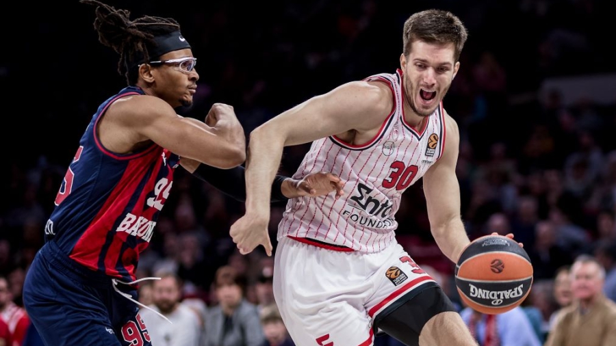 Μπασκόνια – Ολυμπιακός 80-69: Οι «ερυθρόλευκοι» έφυγαν με άδεια χέρια από την Ισπανία κι έμειναν εκτός 6άδας! (video)