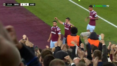 Γουέστ Χαμ - Άντερλεχτ 1-0: Εξαιρετική εκτέλεση φάουλ του Μπενραχμά (video)