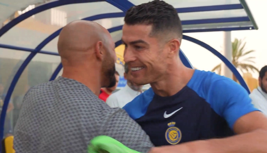 Από την ΑΕΚ στο Ριάντ και… αγκαλιά με τον Κριστιάνο Ρονάλντο: Ο Άμραμπατ επισκέφθηκε την Αλ Νασρ! (video)