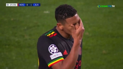 Μπενφίκα – Άγιαξ 1-2: Ο Αλέ σκοράρει… και στα δύο τέρματα μέσα σε 3’! (video)