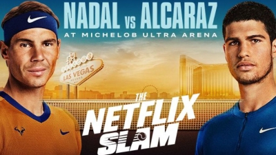 Ναδάλ και Αλκαράθ έτοιμοι για την… υπερπαραγωγή του «Netflix Slam»!