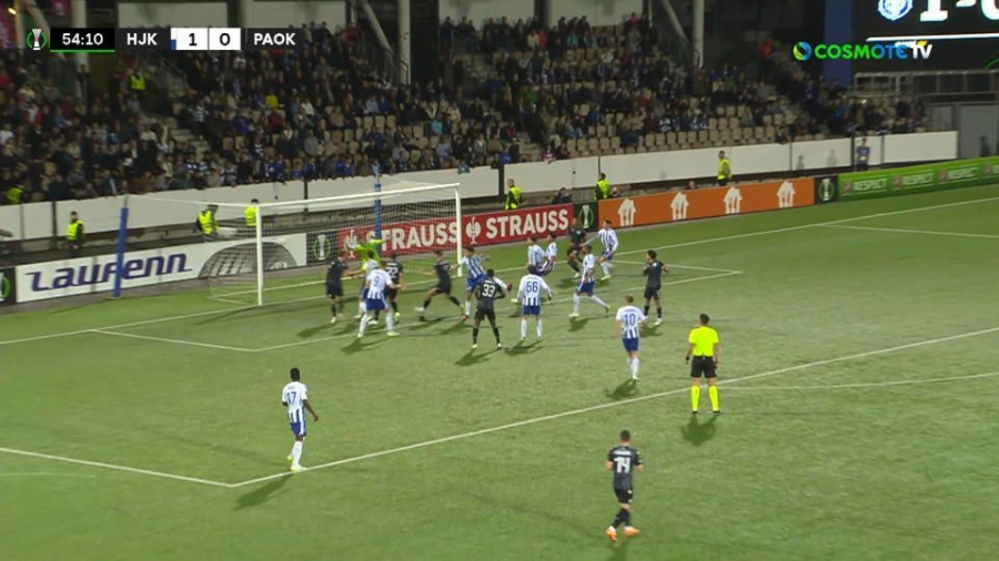 Ελσίνκι – ΠΑΟΚ 1-1: «Πολιορκία» και ισοφάριση με Κουλιεράκη για την ομάδα του Λουτσέσκου (video)